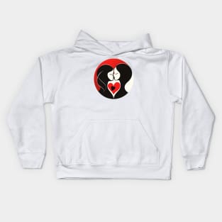 Discover True Romance: Art, Creativity and Connections for Valentine's Day and Lovers' Day Kids Hoodie